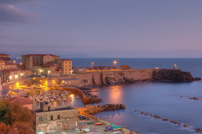 The small fisherman arbour by Bovio square in Piombino(LI)