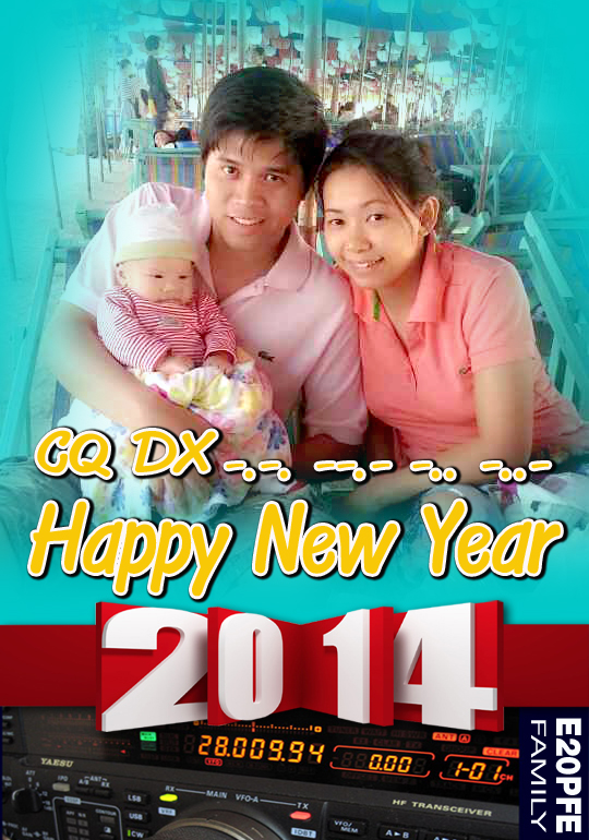 My wife and son