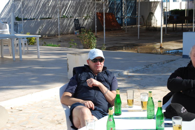 A moment of rest with friends