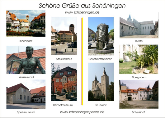 Postkarte1 von Schöningen Postkarte1 von Schöningen