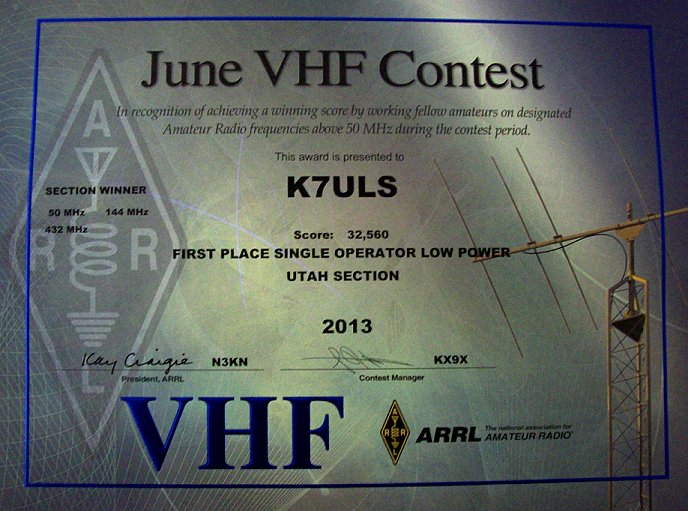 2013 JUNE VHF