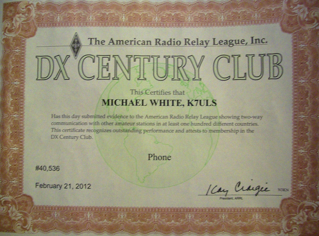 DXCC PHONE